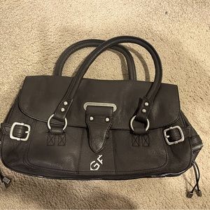 Leather brown bag by Ferre